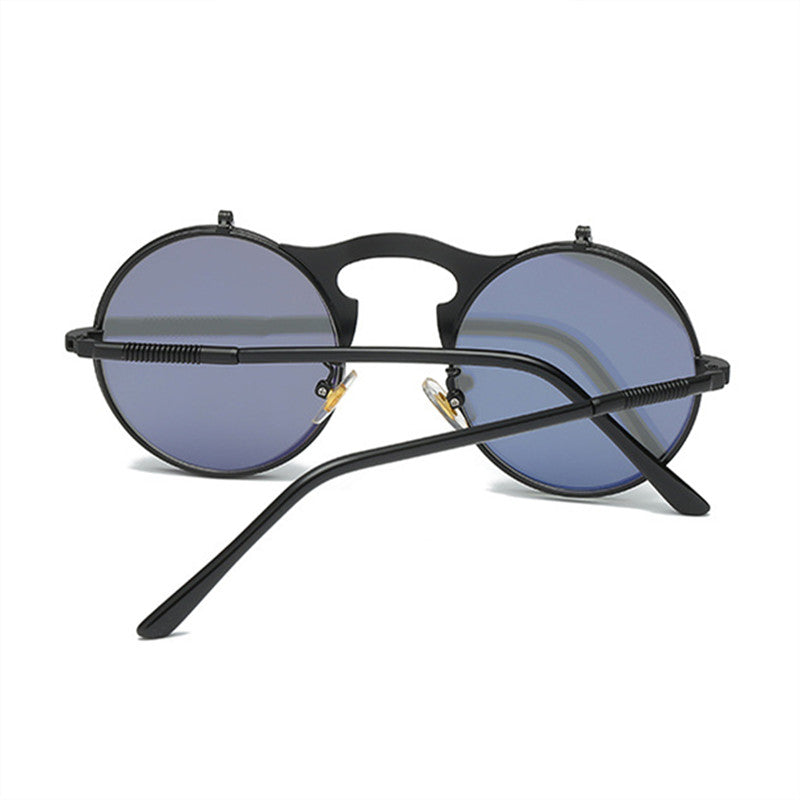 Steampunk Sunglasses Round Metal De Sol Women